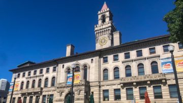 Worcester City Hall in Worcester, Massachusetts